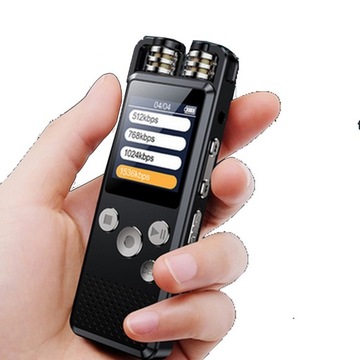 DYKTAFON 8GB REJESTRATOR DŻWIĘKU ODTWARZACZ MP3