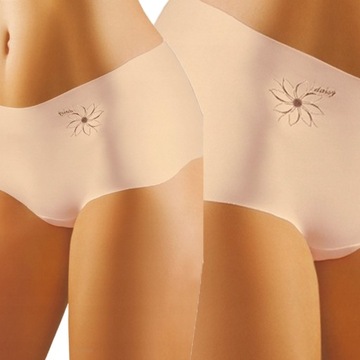 Трусики EMILI Daisy Laser Cut бежевые M