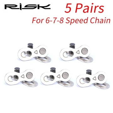 RISK 6/7/8/9/10/11 Speed Bike chain Quick Link connector lock set MTB Road
