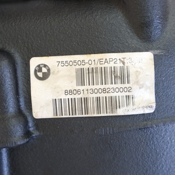 BMW Z4 E85 2.0I N46 DIFERENCIÁL NÁPRAVA 3,38 PŘELOŽENÍ 7550505