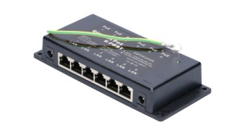 Extralink 6 Портовый | Гигабитный PoE-инжектор | 6x 1000 Мбит/с RJ45