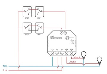 Двухканальное реле WIFI Sonoff Dual R3 SUPLA