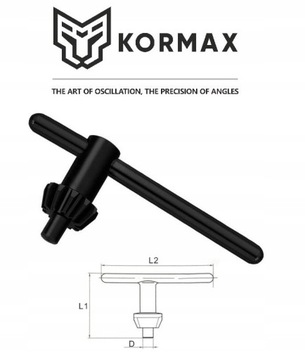 Ключ для сверлильного патрона 16 мм. КЛЮЧ ДЛЯ сверл Kormax Q16-1.