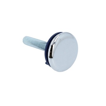 Zatyczka umywalki maskująca metalowa chrom 50 mm