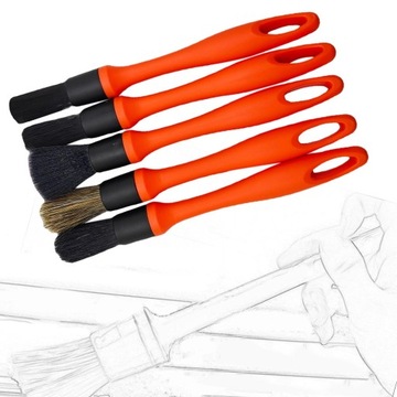 5 щеток для чистки салона автомобиля Сменный инструмент для чистки салона вашего автомобиля