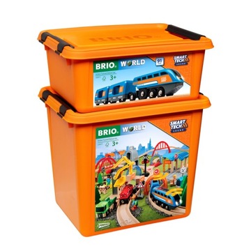 BRIO 33977 Zestaw Kolejka Smart Tech Sound Deluxe