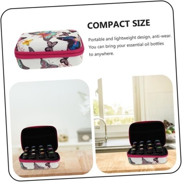 2 сумки для хранения бутылок с эфирным маслом, держатель для бутылок с маслом