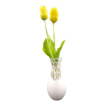 Ажурная ваза для цветов Высокая Современная Вечная Небьющаяся для гостиной 20см