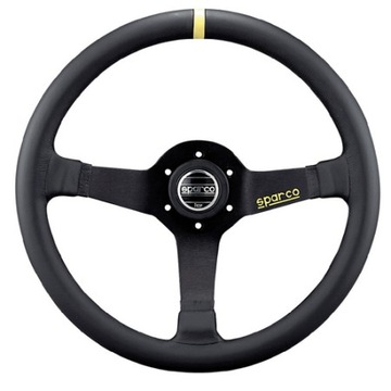 Kierownica sportowa Sparco R345 Skórzana