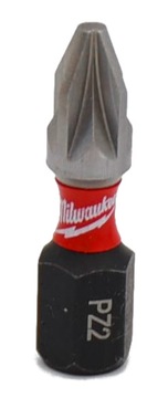Bit udarowy końcówka Milwaukee 1/4 PZ2 25MM 1szt 4932430864