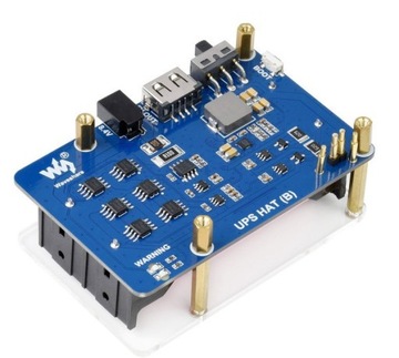 Power Supply UPS HAT (B) 5V / 5A dla Rpi