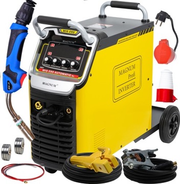 SPAWARKA MIGOMAT MAGNUM MIG 290 AUTO LCD dwuprądowa 230/400V MMA TIG LIFT