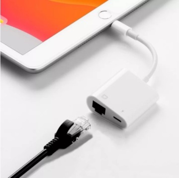 Адаптер Адаптер Lightning Ethernet-кабель Rj45 LAN iPhone iPad