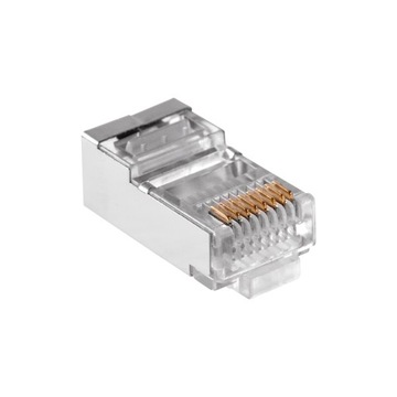 Компьютерный разъем RJ45 8P 8C + ЭКРАН (100) LECHPOL 1 шт.