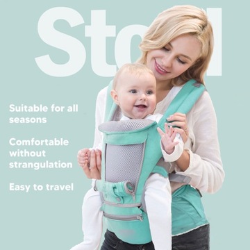 Детская переноска с набедренным сиденьем Эргономичная Дышащая Удобная Многофункциональная