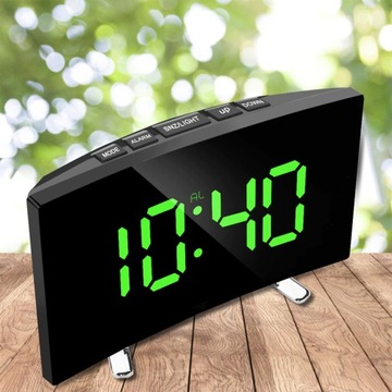 Zegar budzik Retoo czarny 17cm