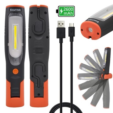 LATARKA TAKTYCZNA LED ŁADOWALNA przenośne,USB