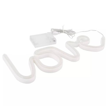 СВЕТОДИОДНАЯ ЛАМПА 3D LOVE, ДЕКОРАТИВНАЯ НЕОНОВАЯ СВЕТОДИОДНАЯ ЛЮБОВЬ