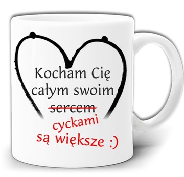 KOCHAM CIĘ CAŁYM SWOIM SERCEM KUBEK +PUDEŁKO GW203