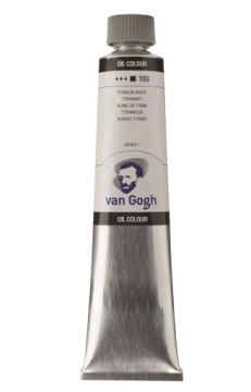 VAN GOGH художественная масляная краска Talens 200 мл TITAN WHITE 105