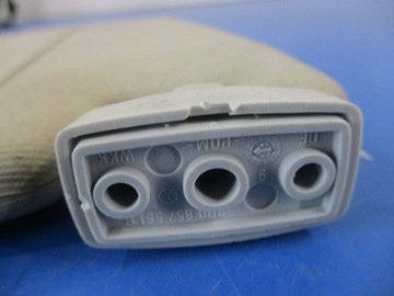 VW PASSAT B5 00-05 СОЛНЦЕЗАЩИТНЫЙ КОЗЫРЕК ПРАВЫЙ СЕРЫЙ + ЗЕРКАЛО