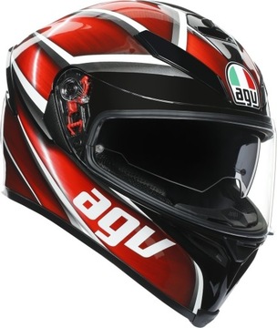 AGV K-5 S Tempest Black/Red Kask motocyklowy