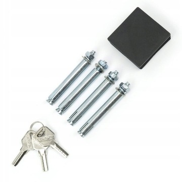 ПАРКОВОЧНЫЙ ЗАМОК С КЛЮЧОМ СКЛАДНАЯ ПРОБЕЛ ПАРКОВОЧНАЯ СТОЙКА 60см