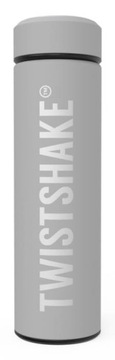 Термос для напитков Twistshake, серый, 420мл