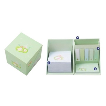 Note Paper Stationary Kit with Small Index Tabs