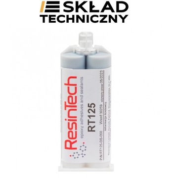 KLEJ EPOKSYDOWY RT125 DUOSYRINGE 50 ML RESINTECH