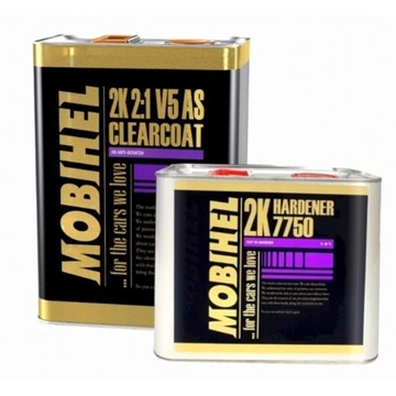 LAKIER BEZBARWNY MOBIHEL V5 POŁYSK Z UTW 7,5L FAST