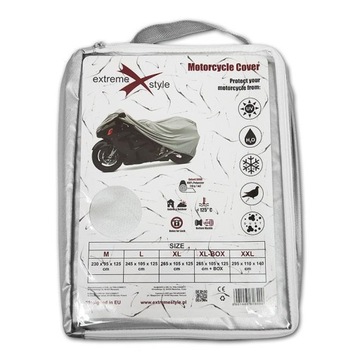 POKROWIEC MOTO. 300D - ROZMIAR XL-BOX (265X105X125)