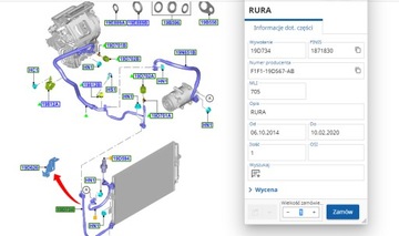 PŘÍVOD KLIMATIZACE FORD C-MAX FOCUS KUGA CONNECT