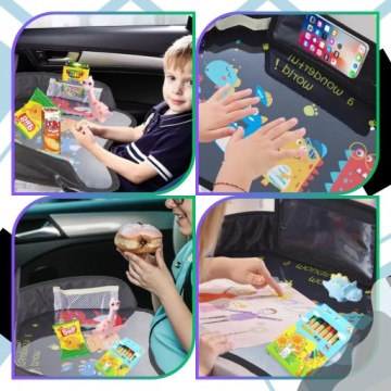 Складной дорожный столик для детей-органайзер для автомобильных сидений