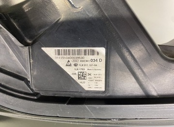 4G0941034D 1LX011151-04 SVĚTLOMET PRAVÝ AUDI A6 / ALLROAD (C7, 4G)