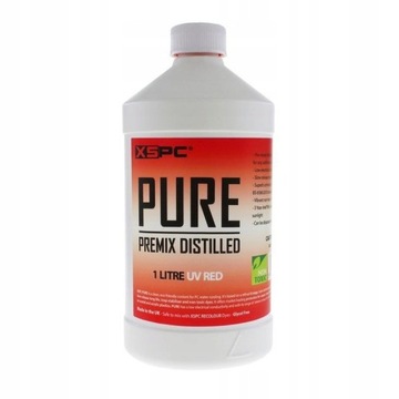 Płyn Chłodzący XSPC Pure Coolant, 1L - Czerwony UV, Ekologiczny
