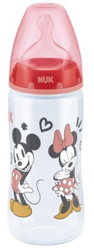 NUK butelka FC+ MYSZKA MIKI 300ml. smoczek 6-18m