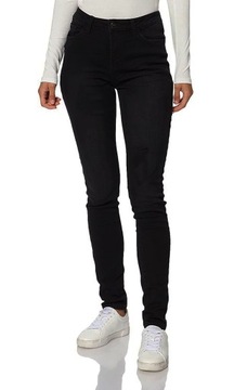 Lee LEGENDARY SKINNY Ultra Lux Comfort Black WYSOKIE CZARNE RURKI W31 L31