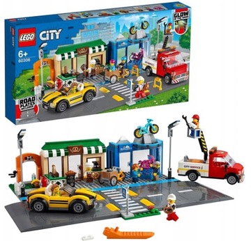 LEGO City 60306 Ulica handlowa DROGA MIASTO 533 el.
