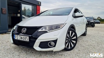 Honda Civic IX Hatchback 5d Facelifting 1.4 i-VTEC 100KM 2016 Honda Civic 1.4Benz manual Navi Kamera climatronic biala perla 1.3 99KM, zdjęcie 13