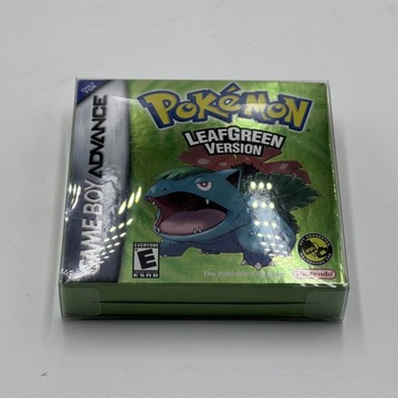 Pokemon LEAFGREEN GBA включает в себя коробки.