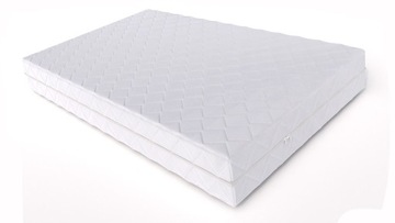 MATERAC 90x190x10 PIANKOWY W POKROWCU DWUSTRONNY