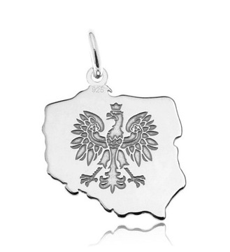 ZAWIESZKA PATRIOTYCZNA Orzeł Polska wisiorek 925