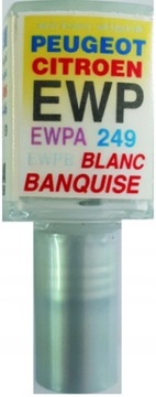 Zaprawka do rys 10ml CITROEN PEUGEOT EWP EWPA EWPB 249 BIAŁY BANQUISE BLANC
