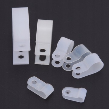 200 шт. пластиковый нейлоновый кабельный зажим