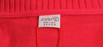 ESPIRIT sweter SLIM FIT pink SWEAT _ S
