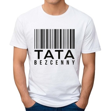 KOSZULKA NA DZIEŃ OJCA TATY MĘSKA PREZENT NA URODZINY ŚWIĘTA T-SHIRT | M