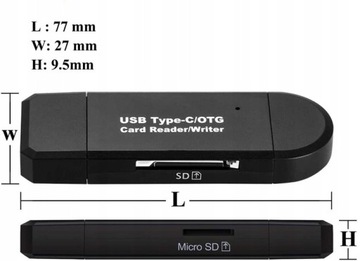Устройство чтения карт SD MicroSD USB USB-C MICRO USB 1 5 в 1