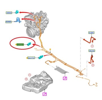 ЗАЖИМ ДЛЯ ТОПЛИВОПРОВОДА MONDEO 2014-5358297