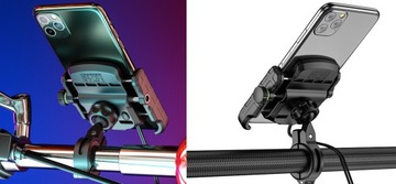 Держатель для телефона для мотоцикла USB QC3.0 12/24 В, зарядное устройство для мотоцикла